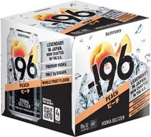Suntory - -196 Peach Vodka Seltzer Cocktail (4 pack 355ml cans) (4 pack 355ml cans)