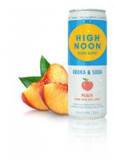 High Noon - Peach Vodka Seltzer 4-Pack (4 pack 355ml cans) (4 pack 355ml cans)