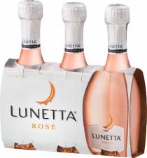 Lunetta - Rose Prosecco NV (3 pack 187ml) (3 pack 187ml)